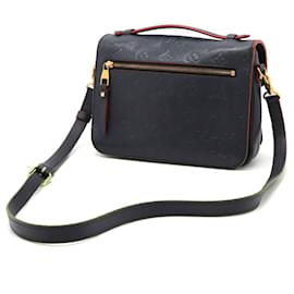 Louis Vuitton-Louis Vuitton Monogram Empreinte Pochette Metis MM Handbag M44071-Red