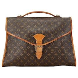 Louis Vuitton-Louis Vuitton Monogram Beverly 2WAY Handbag Brown-Brown