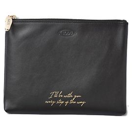 Tod's Leather Clutch Pouch/Flat Pouch PM Black