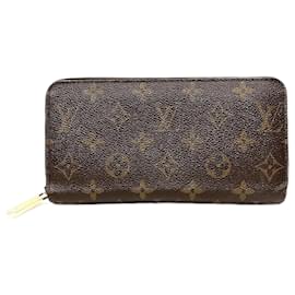 Louis Vuitton-Louis Vuitton Monogram Zippy Wallet M41895-Brown
