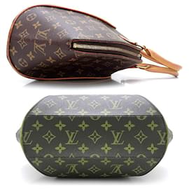 Louis Vuitton-Louis Vuitton Monogram Ellipse MM Handbag M51126-Brown