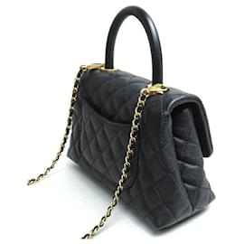 Chanel-Chanel Matelasse Coco Handle XS 2Way Bag-Black