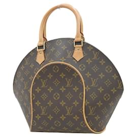 Louis Vuitton-Louis Vuitton Monogram Ellipse MM Handbag-Brown