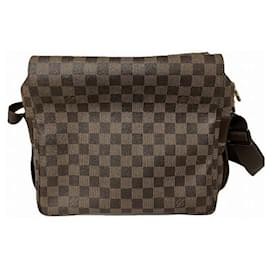Louis Vuitton-Louis Vuitton Damier Naviglio Shoulder Bag N45255-Brown