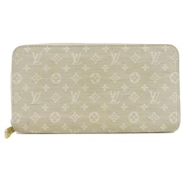 Louis Vuitton-Louis Vuitton Monogram Mini Lin Zippy Wallet-Brown