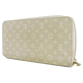 Louis Vuitton-Louis Vuitton Monogram Mini Lin Zippy Wallet-Brown