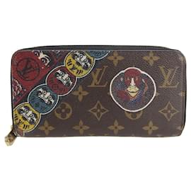 Louis Vuitton-Louis Vuitton Monogram Zippy Wallet M67249-Red