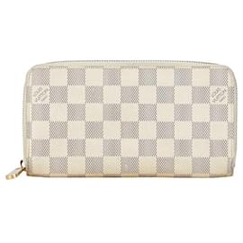 Louis Vuitton-Louis Vuitton Damier Azur Zippy Wallet N60019-White