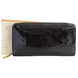 Louis Vuitton-Louis Vuitton Vernis Zippy Wallet Long Wallet-Brown