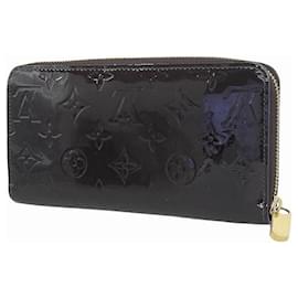 Louis Vuitton-Louis Vuitton Vernis Zippy Wallet Long Wallet-Brown