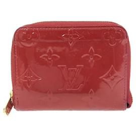 Louis Vuitton-Louis Vuitton Patent Zippy Coin Purse M93608-Red