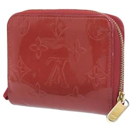Louis Vuitton-Louis Vuitton Patent Zippy Coin Purse M93608-Red