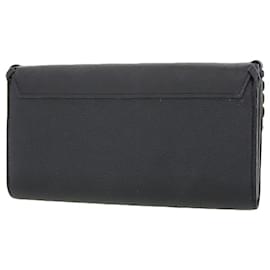 Louis Vuitton-Louis Vuitton Very Long Wallet M62059 Leather-Black