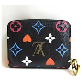Louis Vuitton-Louis Vuitton Monogram Multicolor Zippy Coin Purse-Black