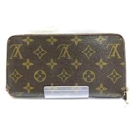Louis Vuitton-Louis Vuitton Monogram Zippy Wallet-Brown