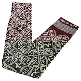 Louis Vuitton-Louis Vuitton Silk Bando Scarf MP2826-Brown