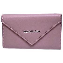Balenciaga Leather Key Case 650118DLQON5616 Pink
