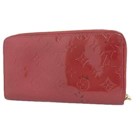 Louis Vuitton-Louis Vuitton Monogram Vernis Zippy Organizer Long Wallet M93611-Red