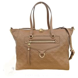 Louis Vuitton-Louis Vuitton Monogram Empreinte Lumineuse PM Tote M94323-Brown