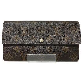 Cartera Sarah Monograma Louis Vuitton M61734 Castaño