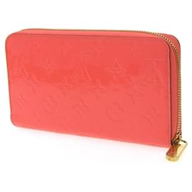 Louis Vuitton-Louis Vuitton Vernis Zippy Wallet Long Wallet M93202-Pink