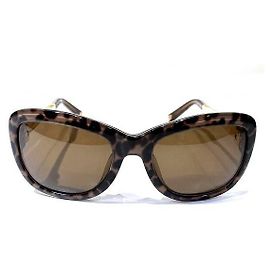 Gafas de sol Leopardo Louis Vuitton Z0558E Castaño