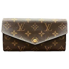 Portafoglio Sarah Monogram Louis Vuitton Marrone