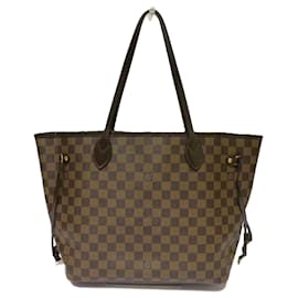Louis Vuitton-Louis Vuitton Damier Neverfull MM Tote Bag N51105-Brown