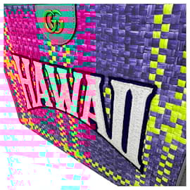Gucci-Gucci 2023 Hawaii Logo Clutch Bag 744973-Green