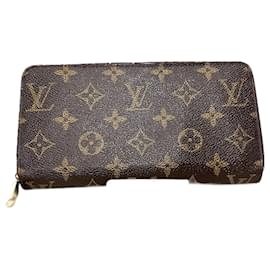 Louis Vuitton-Louis Vuitton Monogram Zippy Wallet-Brown