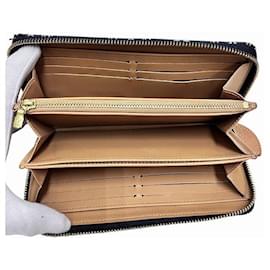 Louis Vuitton-Louis Vuitton Jacquard Canvas Zippy Wallet-Blue