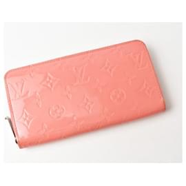 Louis Vuitton-Louis Vuitton Vernis Leather Zippy Wallet M93202-Pink