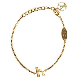 Louis Vuitton-Louis Vuitton LOVE&ME H Bracelet M67165 Gold-Golden,Metallic