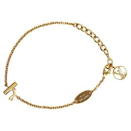 Louis Vuitton-Louis Vuitton LOVE&ME H Bracelet M67165 Gold-Golden,Metallic