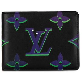 Louis Vuitton Monogram Kompaktledergeldbörse M82297 Schwarz