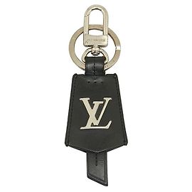 Porte-clés en cuir Clochette Louis Vuitton M68020 Noir