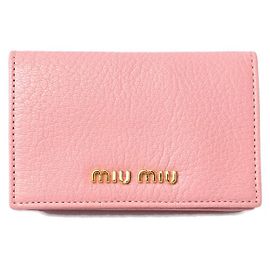 Miu Miu Goat Leather Card/Coin Case 5M1122 Pink