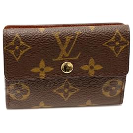 Louis Vuitton-Louis Vuitton Monogram Canvas Card Coin Case M61927-Brown