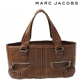 Bolsa tote de couro Marc Jacobs marrom Marrom