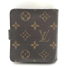 Louis Vuitton-Louis Vuitton Monogram Compact Zip Mini Wallet-Brown