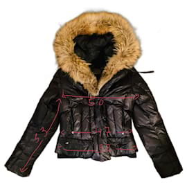 Marithé et François Girbaud Short down jacket Marithé & François Girbaud Chestnut