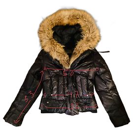 Marithé et François Girbaud Kurze Daunenjacke Marithé & François Girbaud Kastanie