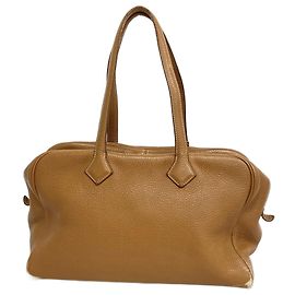 Hermès Borsa tote Hermes Victoria 35 in oro D'oro