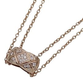 Collar de oro rosa Chanel Coco Crush Dorado