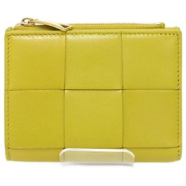 Billetera bi-fold Small Cassette de Bottega Veneta Amarillo