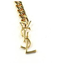 Yves Saint Laurent Monogram Charm Chain Belt Other