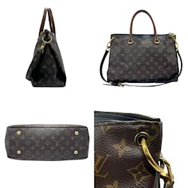 Louis Vuitton-Louis Vuitton Monogram Pallas MM Shoulder Bag-Black