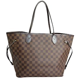 Louis Vuitton-Louis Vuitton Damier Canvas Tote Bag-Brown,Damier ebene