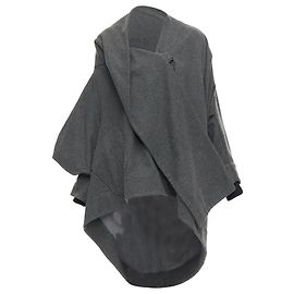 Vivienne Westwood Red Label Wool Asymmetric Draped Coat Grey