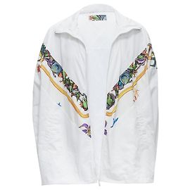 Versace Tresor de la Mer Seestern Trainingsjacke Weiß
